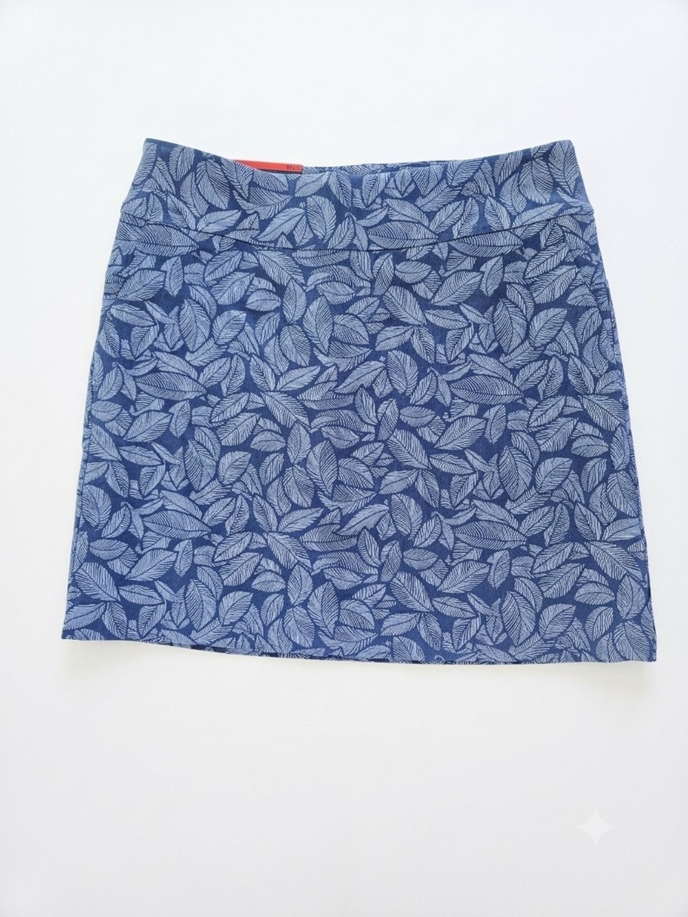 S.C. & Co. Blue Leaf-Print Women's Skort - Casual A-Line NWT Size Medium